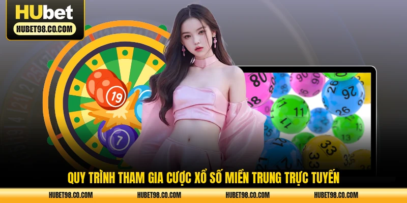 Quy trình tham gia cược xổ số miền Trung trực tuyến